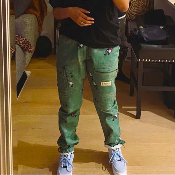 Billionaire Boys Club Green Camo Cargos sz34 - Picture 3 of 6